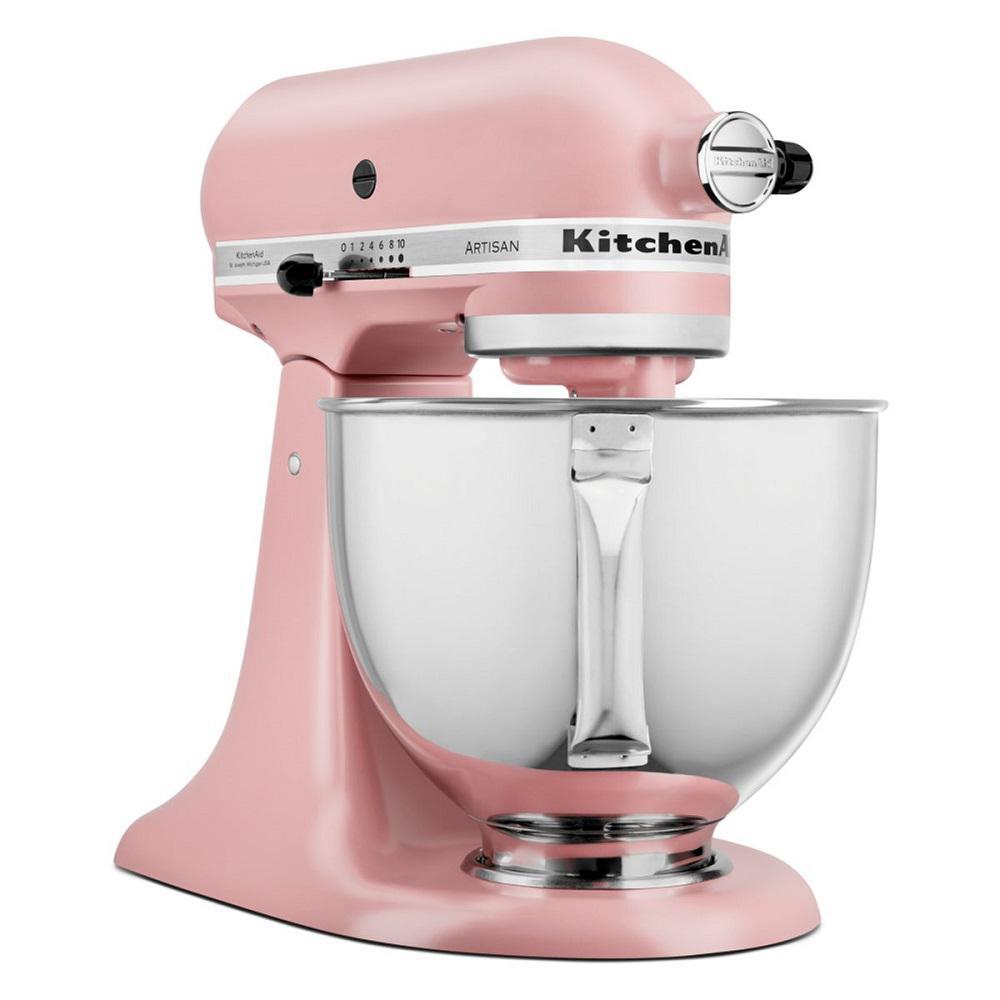 Miniatura Batedeira Planetária Kitchenaid Stand Mixer 4,8L Rose 127V