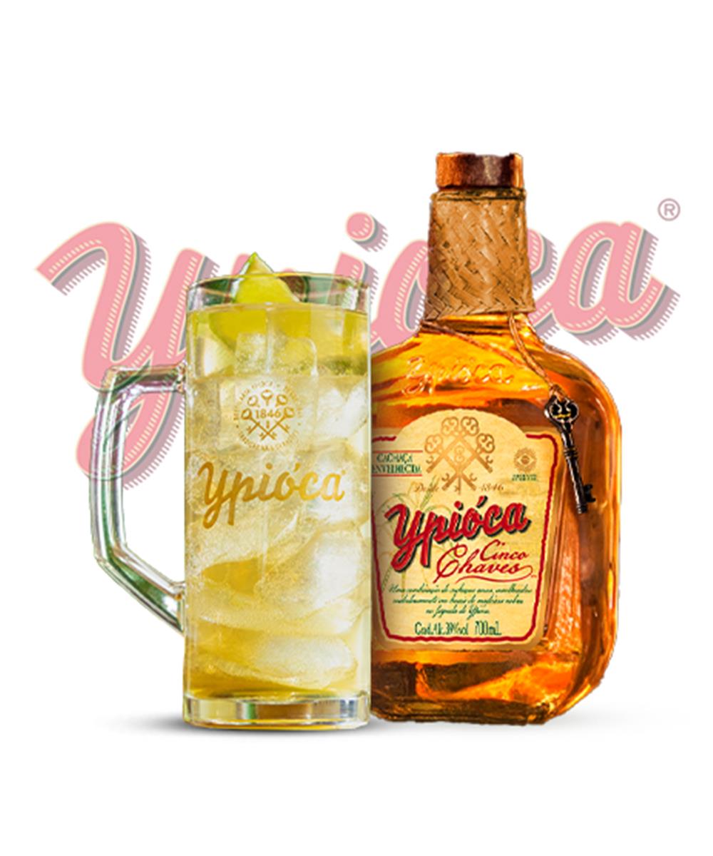 Miniatura Cachaça Envelhecida Ypióca Garrafa 700ml