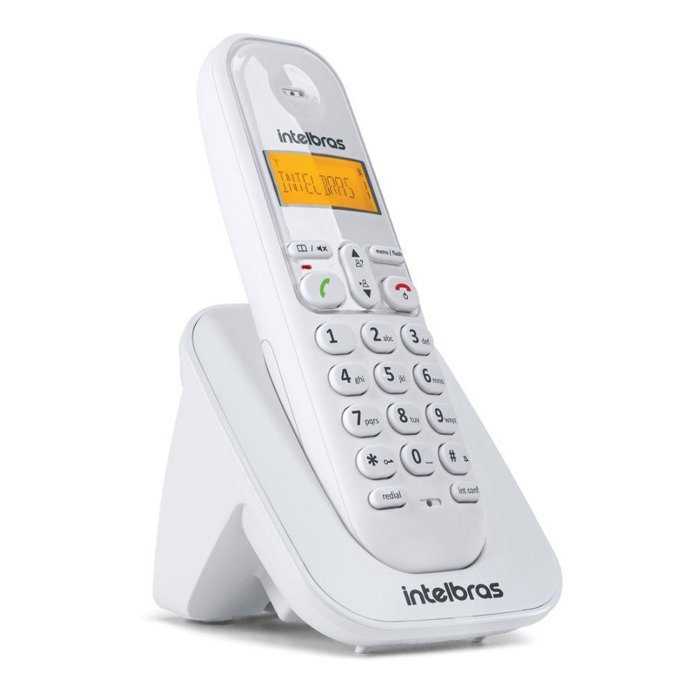 Miniatura Telefone Intelbras Sem Fio Ts-3111 Ramal - Branco
