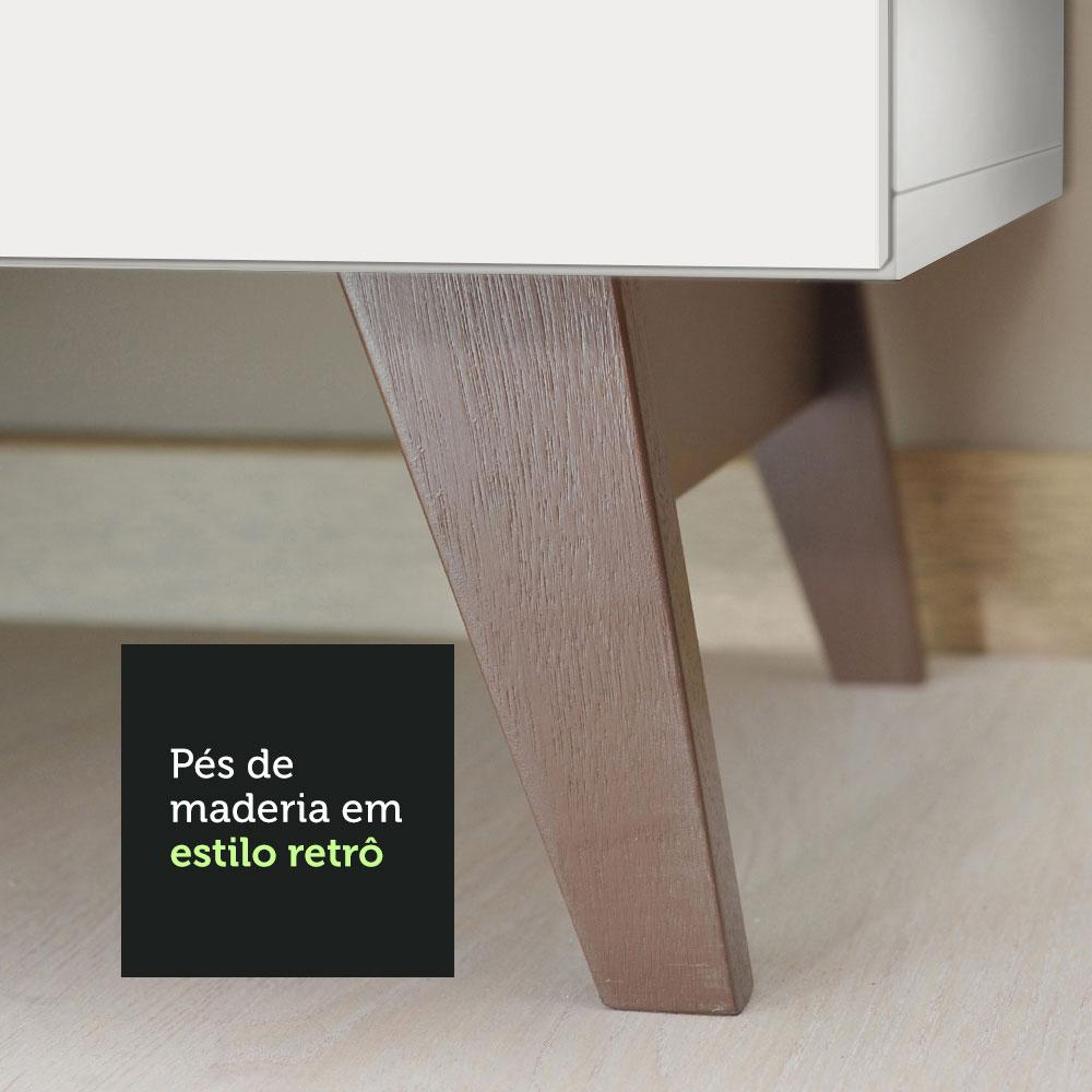 Balcão Armário de Cozinha Cantinho do Café 2 Portas Branco Reims Madesa Branco
