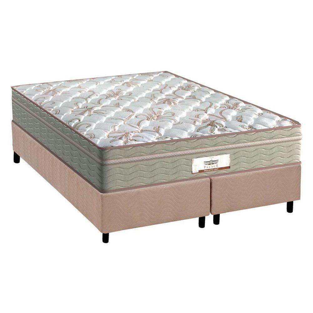 Miniatura Cama Box Queen: Colchão Molas Ensacadas Probel Masterpocket Prodormir Pallace + Base Clean(158X198)