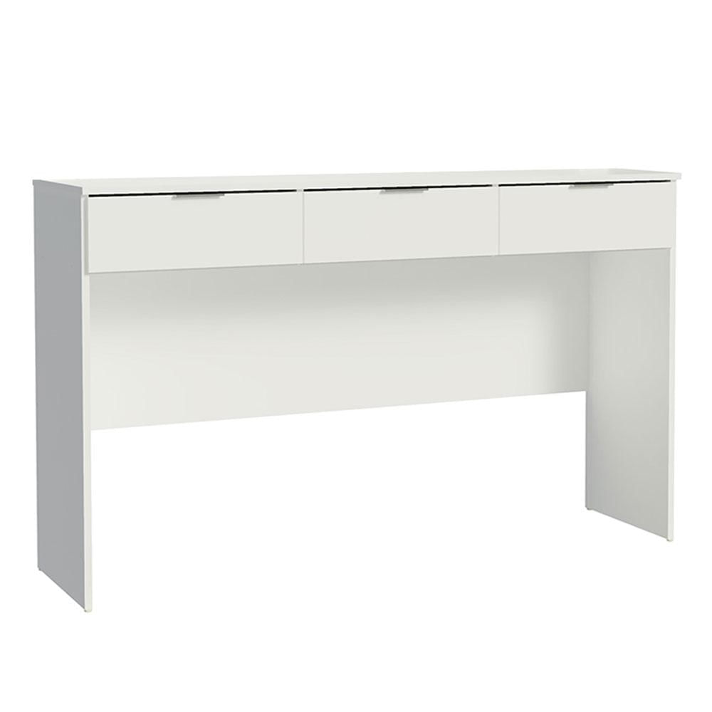 Penteadeira Madesa Camarim Carly com 3 Gavetas (Sem Painel) Branco