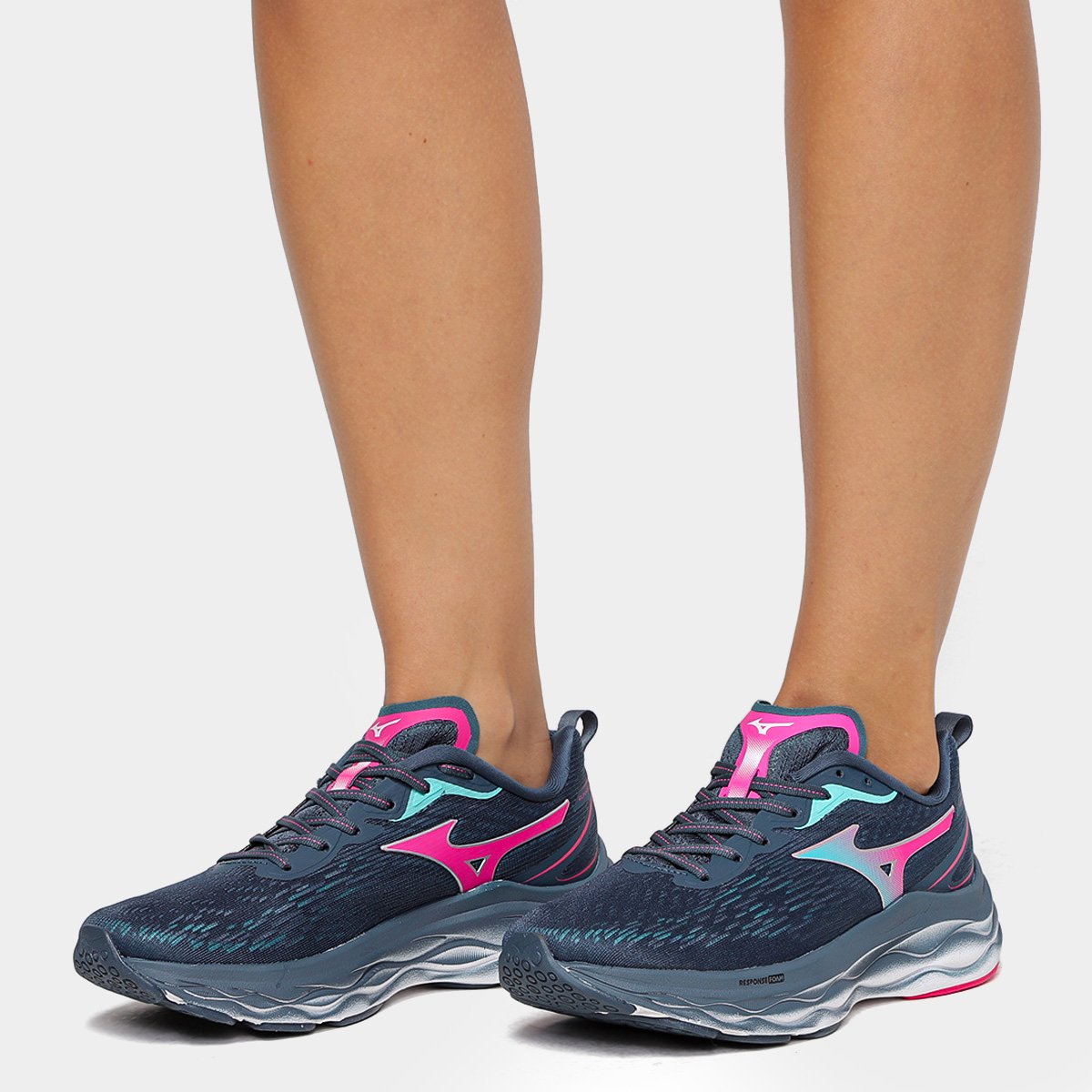 Miniatura Tênis Mizuno Victory Feminino Azul Escuro - 34