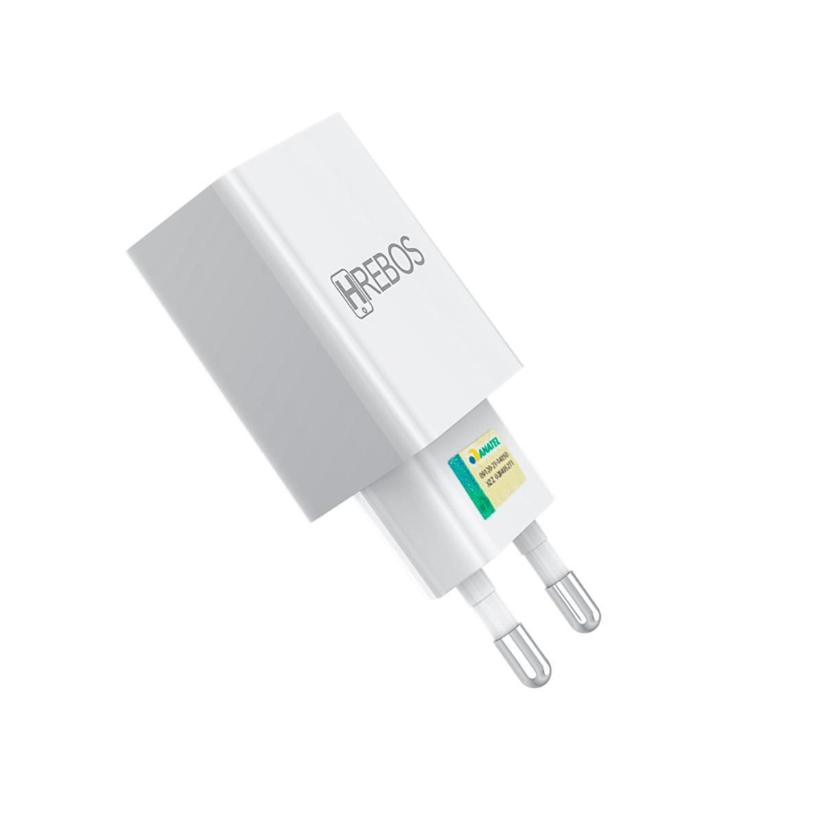Miniatura Caixinha Carregador Celular Fonte Usb Turbo Pd 12W Tomada
