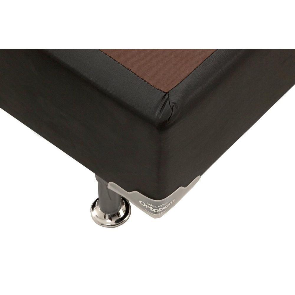 Miniatura Cama Box Base Queen Universal Courano Black (158x198x30) - Ortobom