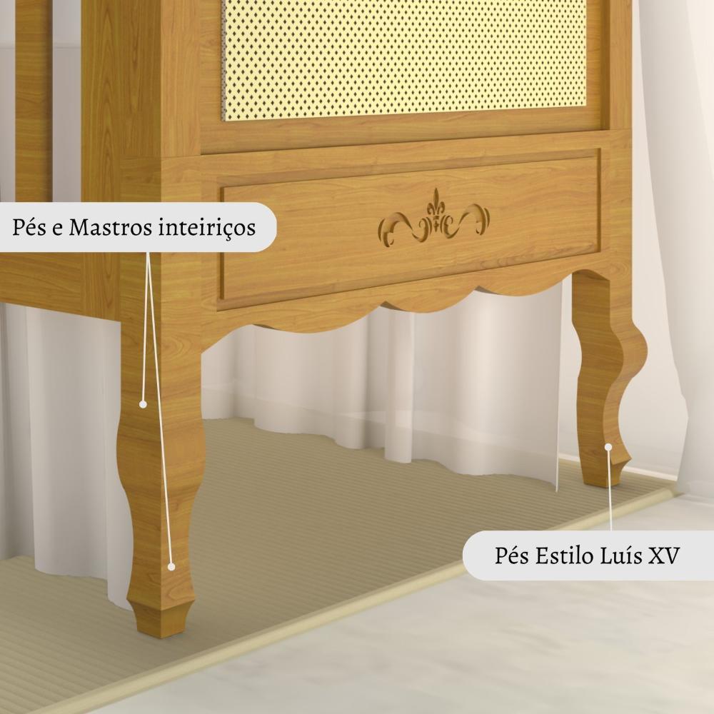 Miniatura Berço Versailles Plus Timber Mel