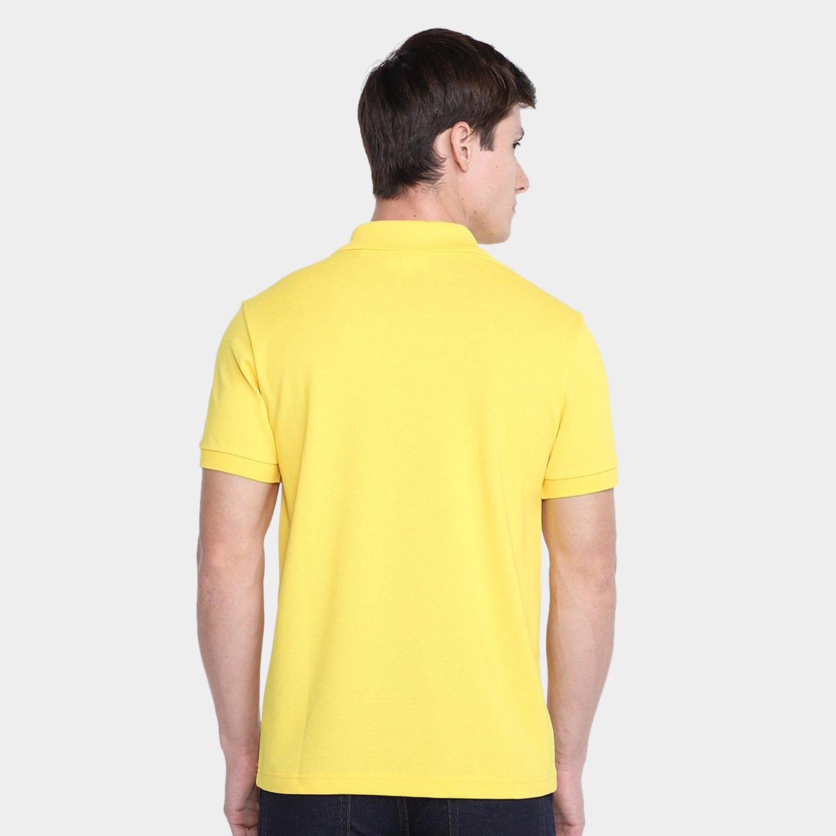 Miniatura Camisa Polo Lacoste Masculina Amarelo - G