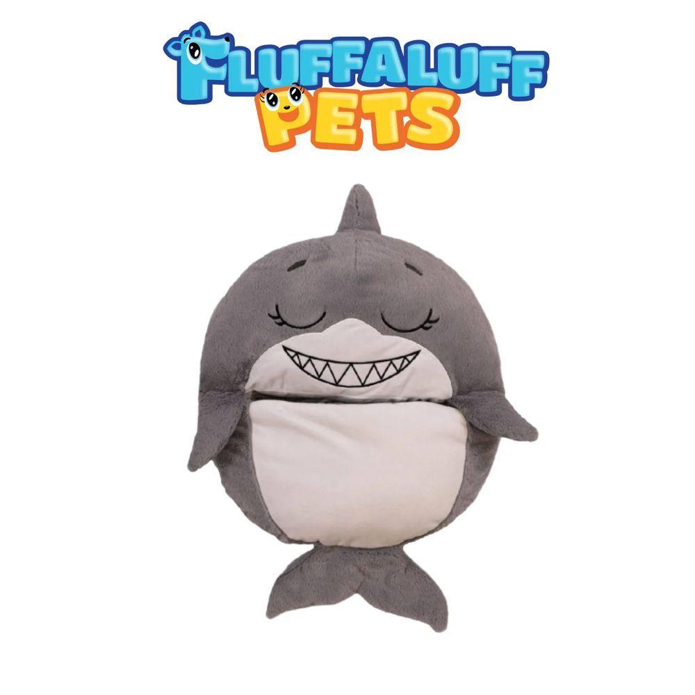 Miniatura Saco De Dormir Tubarão + Fronha Tubarão Fluffaluff Pets