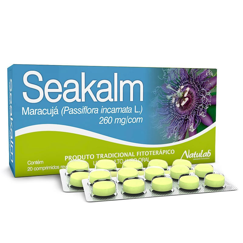 Miniatura Passiflora Seakalm 260Mg 20 Comprimidos