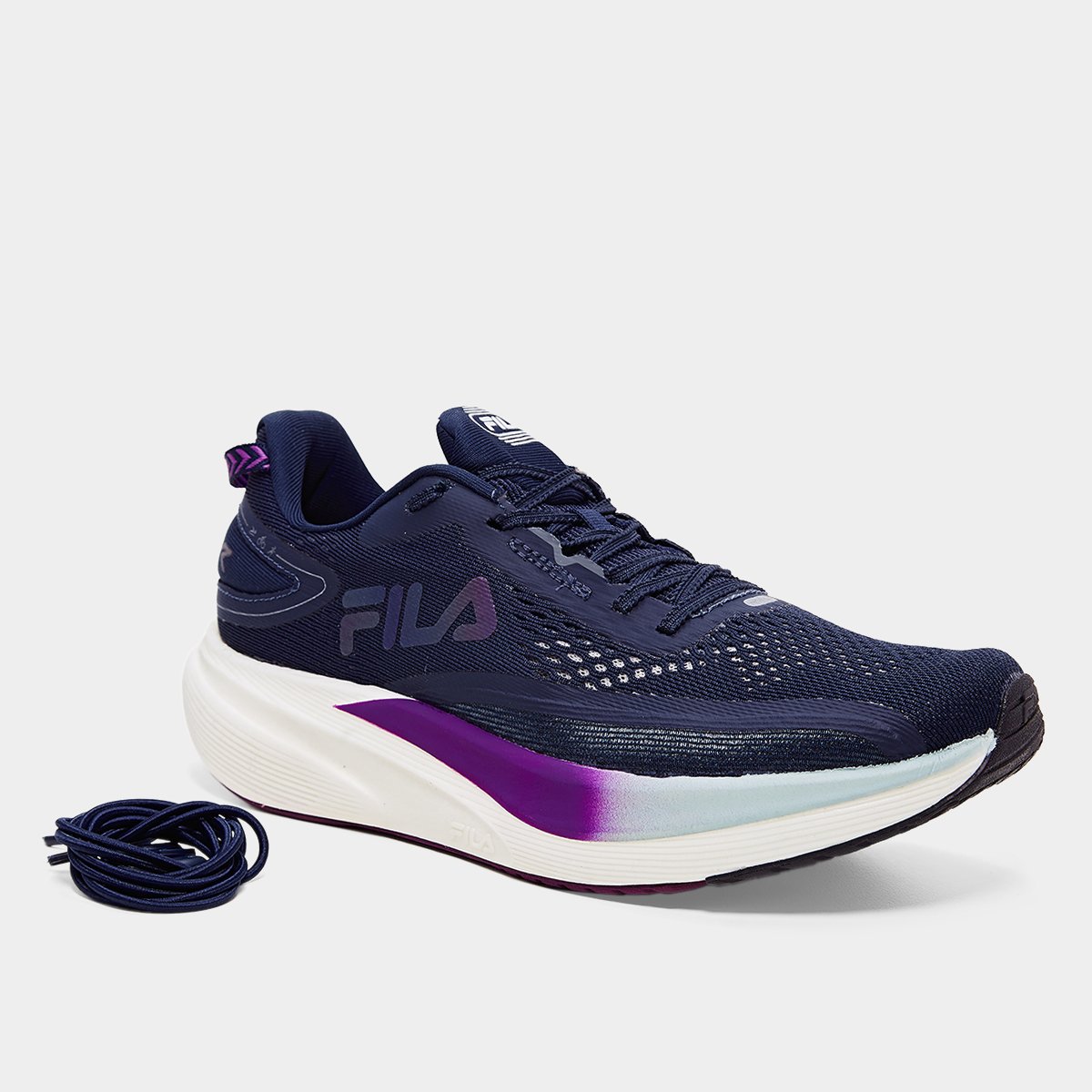 Miniatura Tênis Fila Racer T2 Xtreme Feminino Marinho+Azul - 33