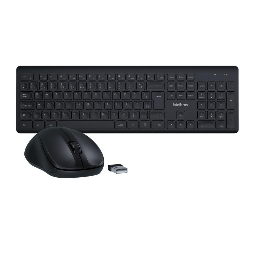 Miniatura Combo Teclado E Mouse Intelbras Csi50 Sem Fio