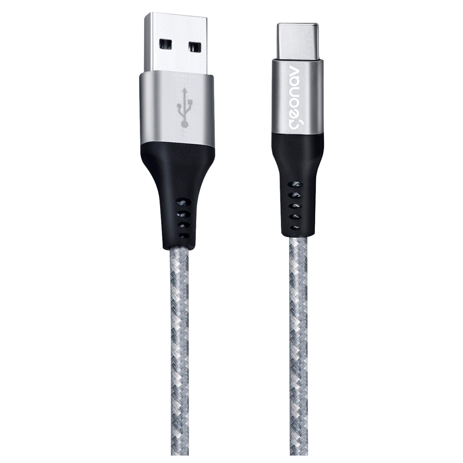 Miniatura Cabo USB-C com Conector USB-A e 1,5M para Carregamento Rápido - Geonav - UCC06