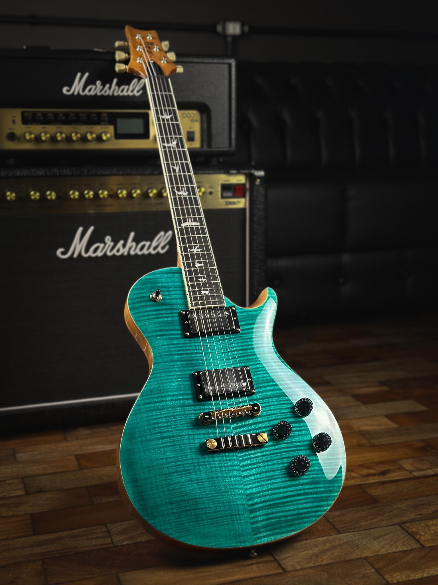 Miniatura Guitarra Prs Se Mccarty 594 Singlecut - Turquoise