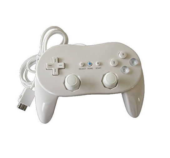 Miniatura Controle Nintendo Wii Classic Controller Pro Cor Branca