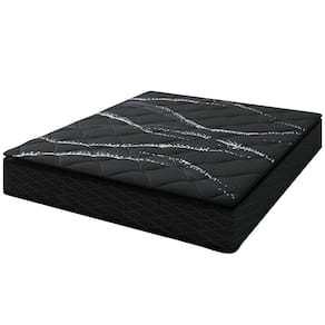 Miniatura Colchão Queen Size Umaflex New Itália Black com Molas Ensacadas, Revestimento em Jacquard e Pillow Top D26 25X158X198cm - Preto