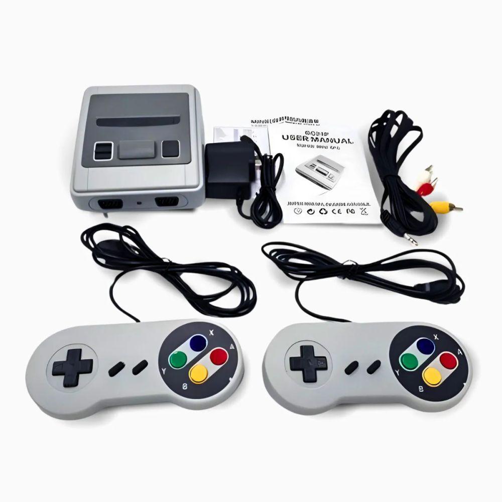 Miniatura Console Super Mini Game Retrô Com 620 Jogos Clássicos + 2 Controles – Diversão Nostálgica Para Tv