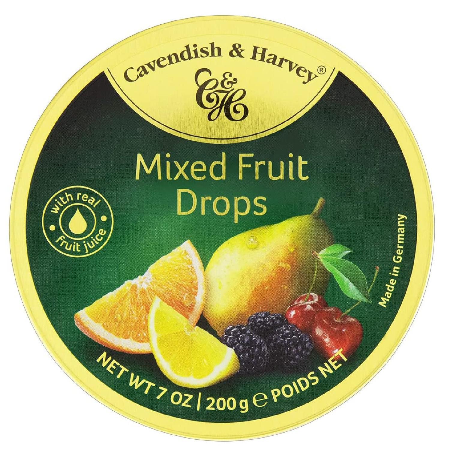Miniatura 4X Bala Cavendish & Harvey Mixed Fruits Drops 200G