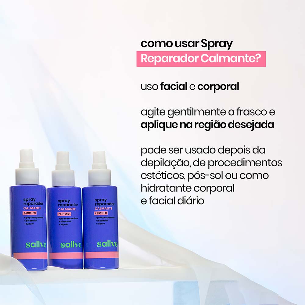 Spray Reparador Calmante Multifuncional Sallve 120ml