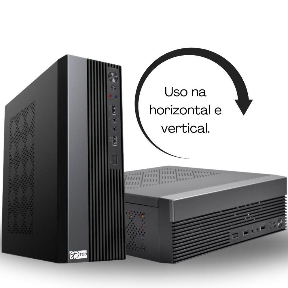 Miniatura Computador Tob Slim Compacto 4ª Geração Intel Core I3 Ssd 120gb Memória 4gb Windows 10 Trial Desktop Pc Cpu