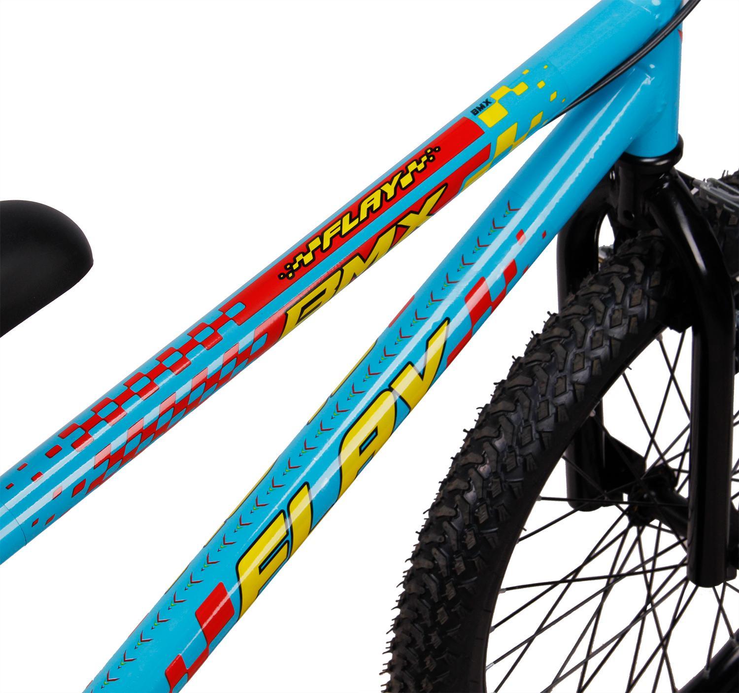 Miniatura Bicicleta Aro 20 Bmx Infantil Flay Aro Aero - Azul Claro