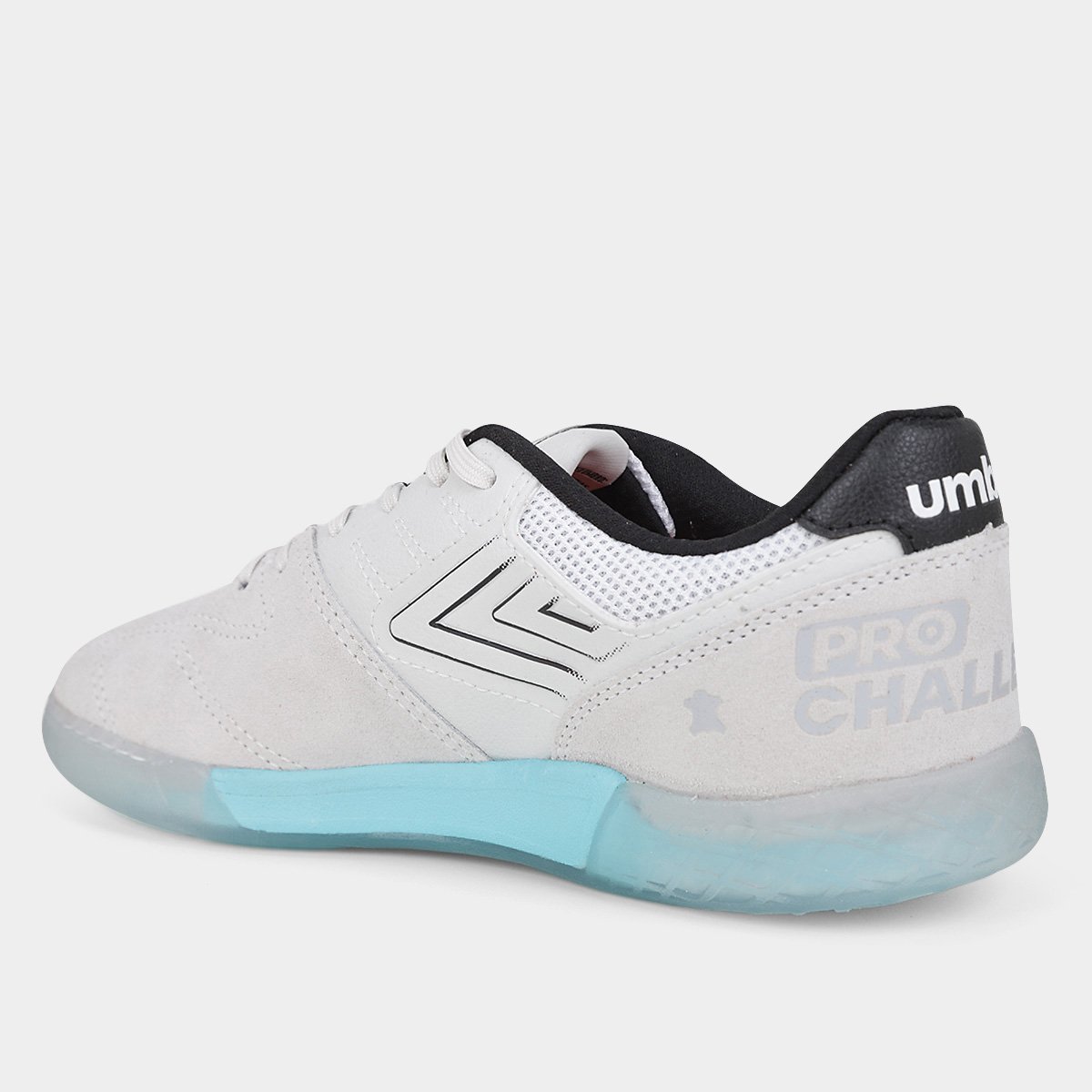 Miniatura Chuteira Futsal Umbro Pro Challenge Unissex Branco+Azul - 43