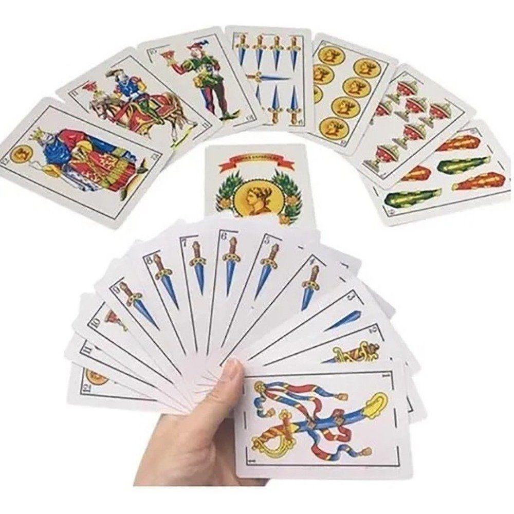 Miniatura Kit 4 Baralhos Truco Espanhol 160 Folhas De Papel