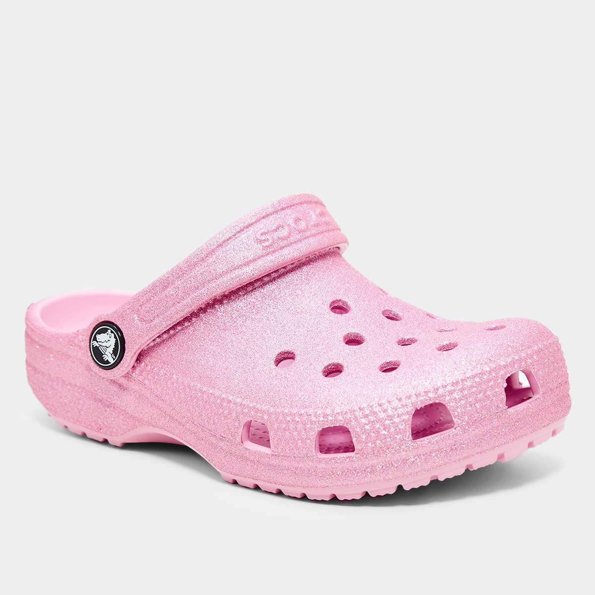 Miniatura Crocs Infantil Classic Glitter Clog K Menina Pink - 29