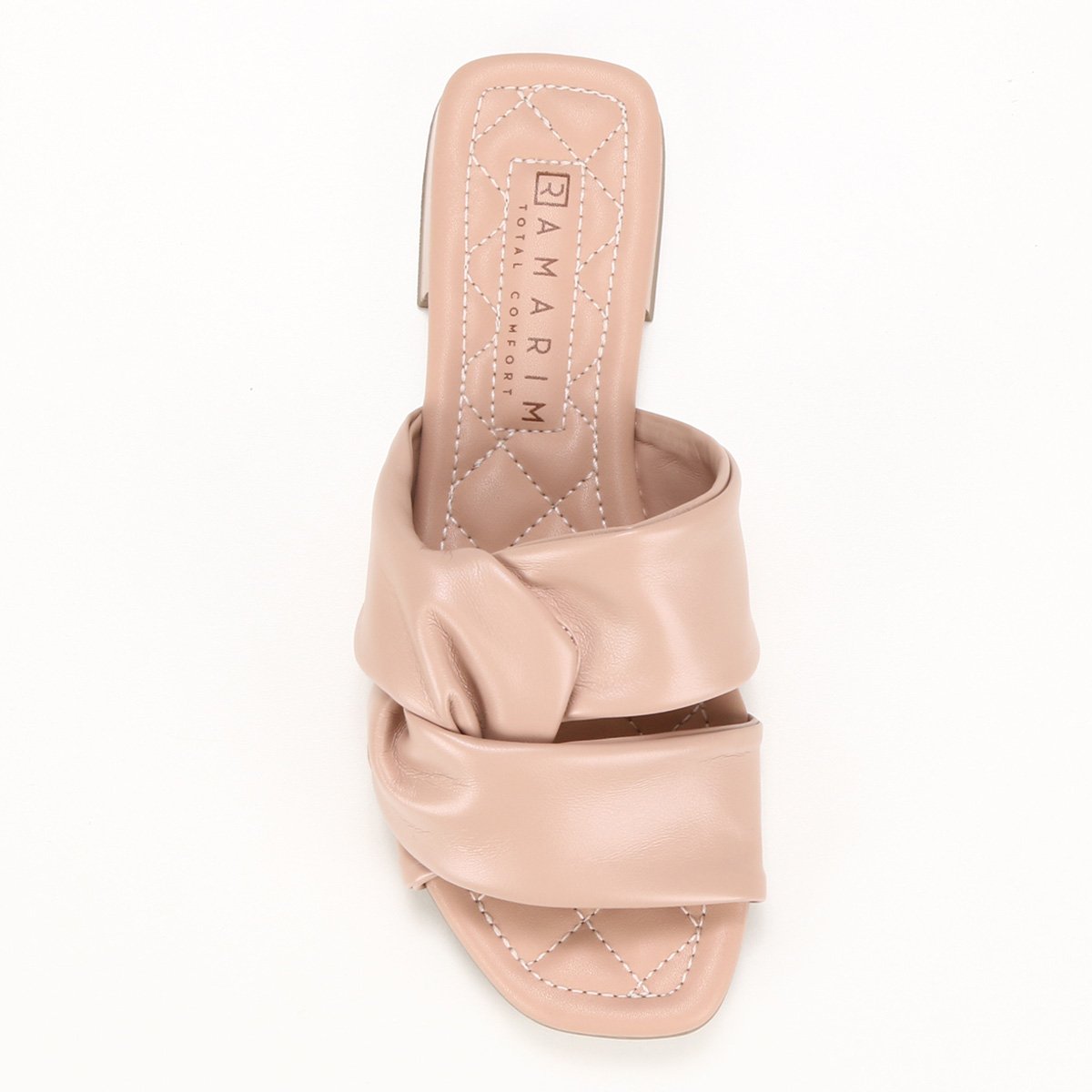 Miniatura Rasteira Ramarim Nó Lisa Feminina Nude - 34