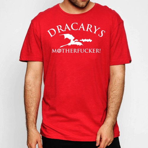 Miniatura Camiseta Masculina Dracaris Game of Thrones Algodão Cas