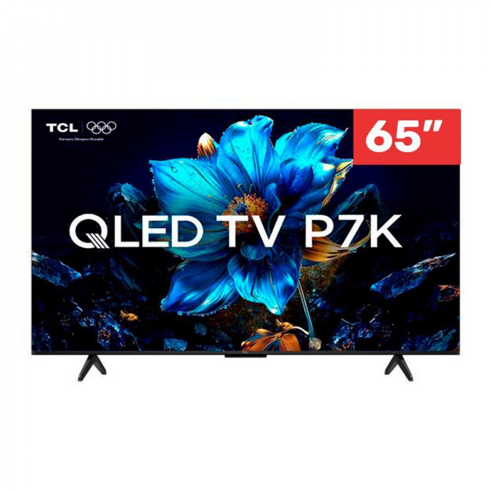Miniatura TV TCL 65 65PK7 QLED Smart 4K UHD Wifi Dual Cvoz Google Assi Preto Bivolt