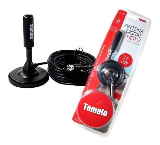 Miniatura Antena Tomate  Digital Cabo 5M Interna E Externa Nfe