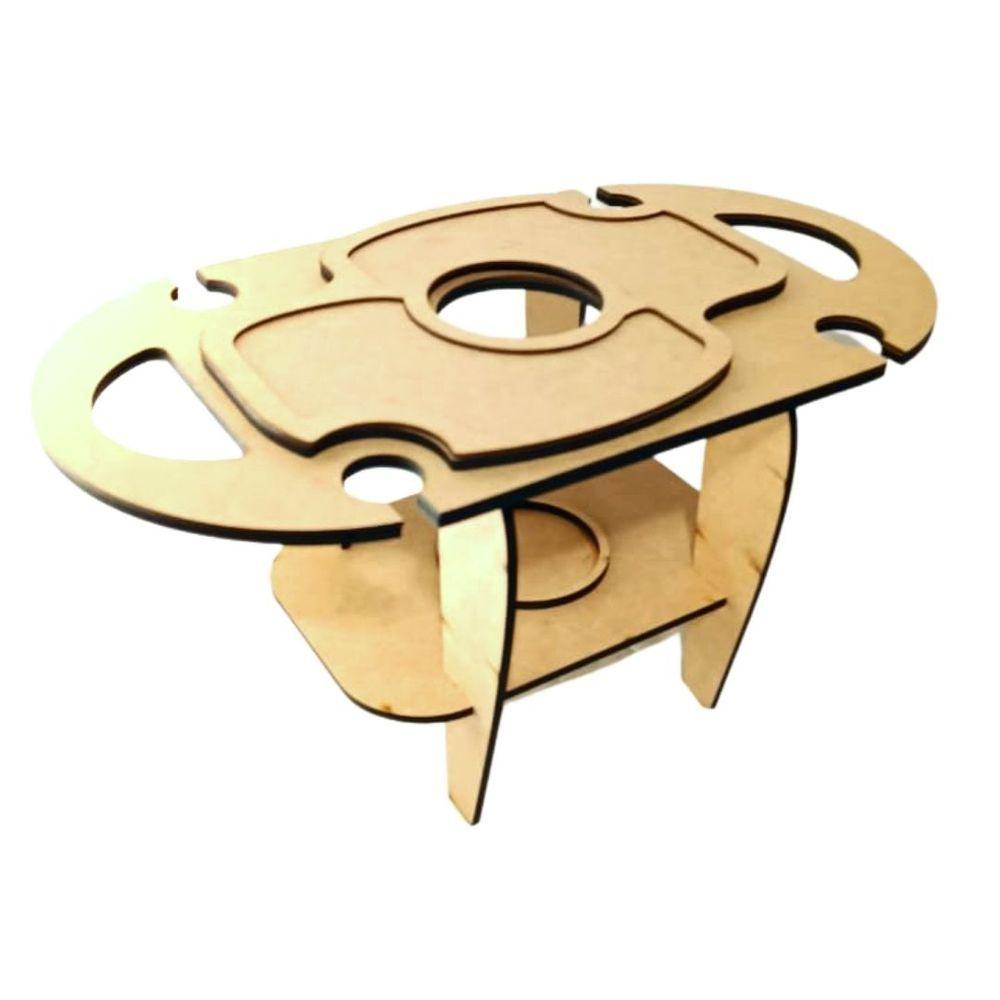 Miniatura Mini Adega Mdf Para 1 Garrafas