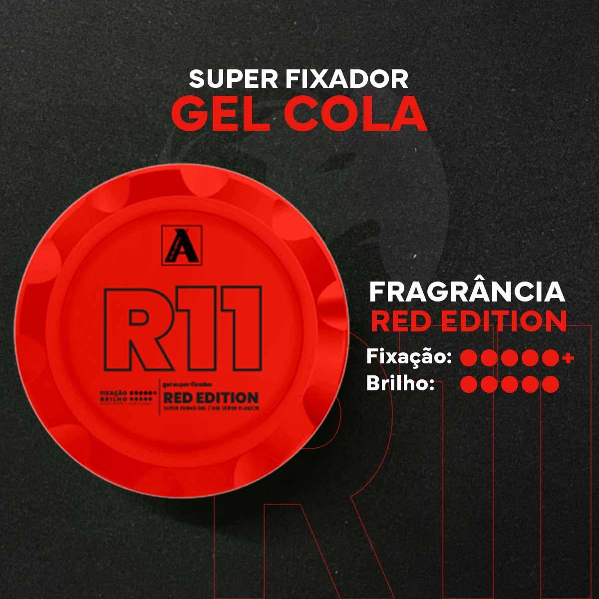 Gel Para Cabelo Fixador Red Edition R11 250G Alfa Looks