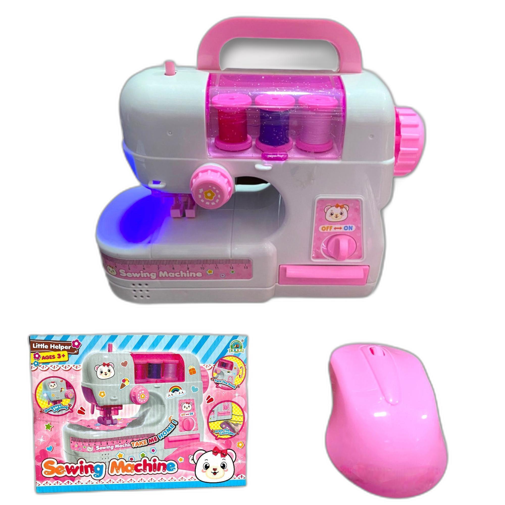 Miniatura Brinquedo Maquina De Costura Infantil Conjunto Mini Ateliê
