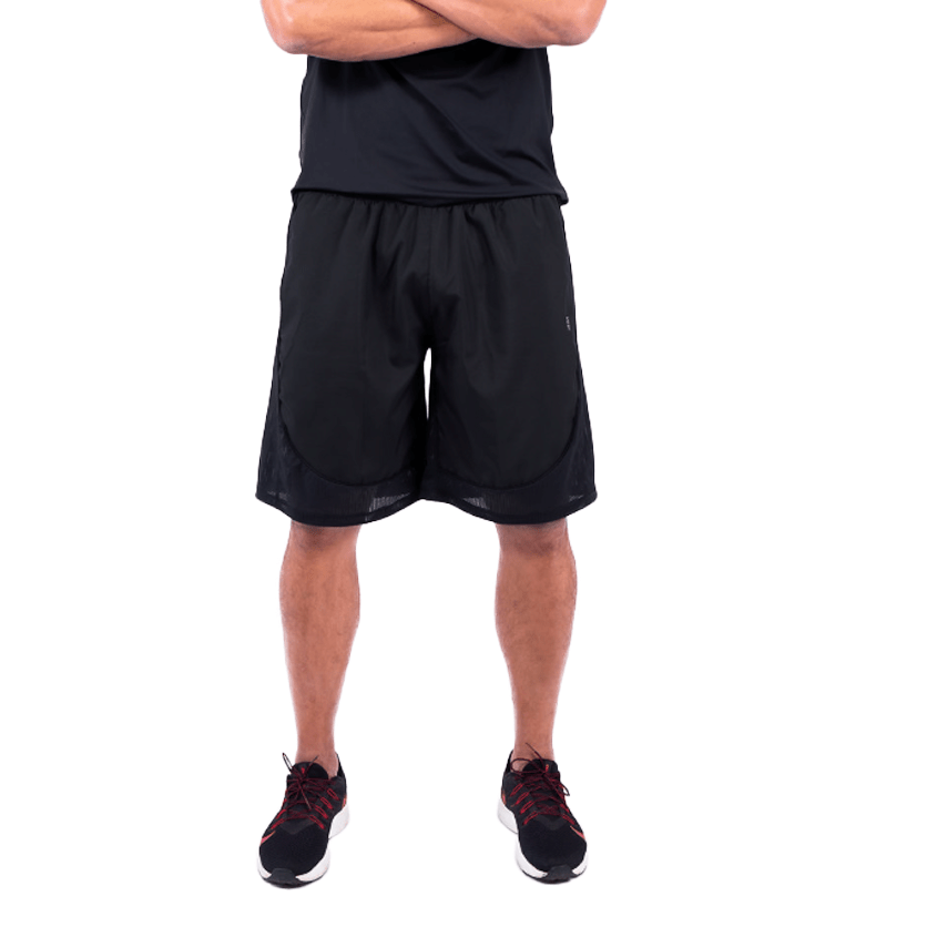 Bermuda Training Masculina - Detalhe Preto
