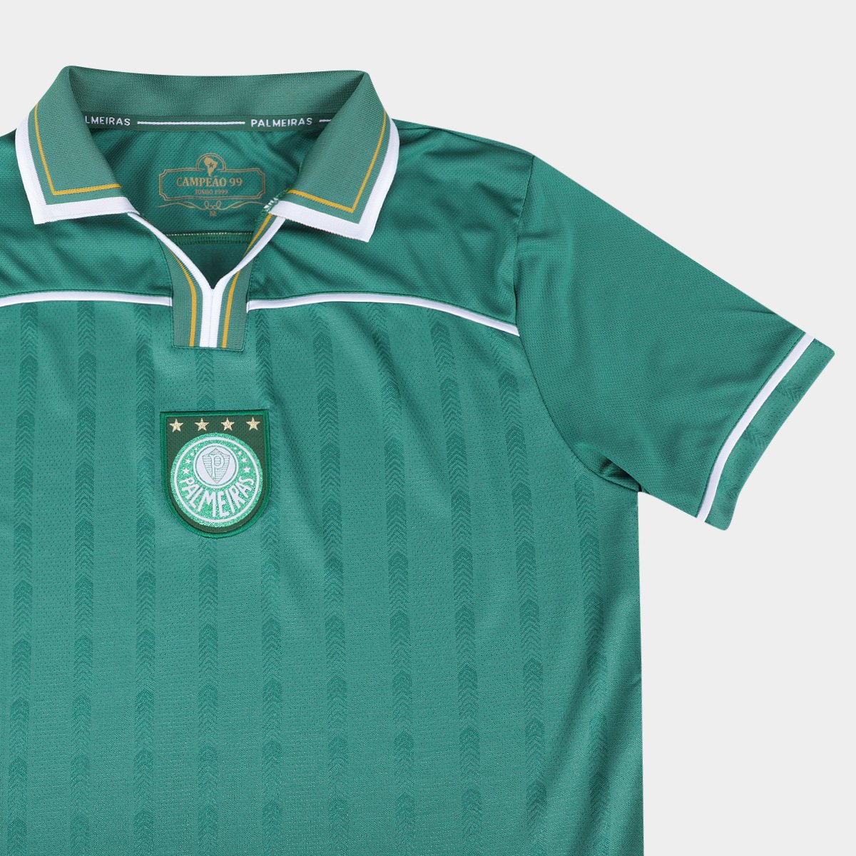 Miniatura Camiseta Retrô Palmeiras 1999 Masculina Verde - P