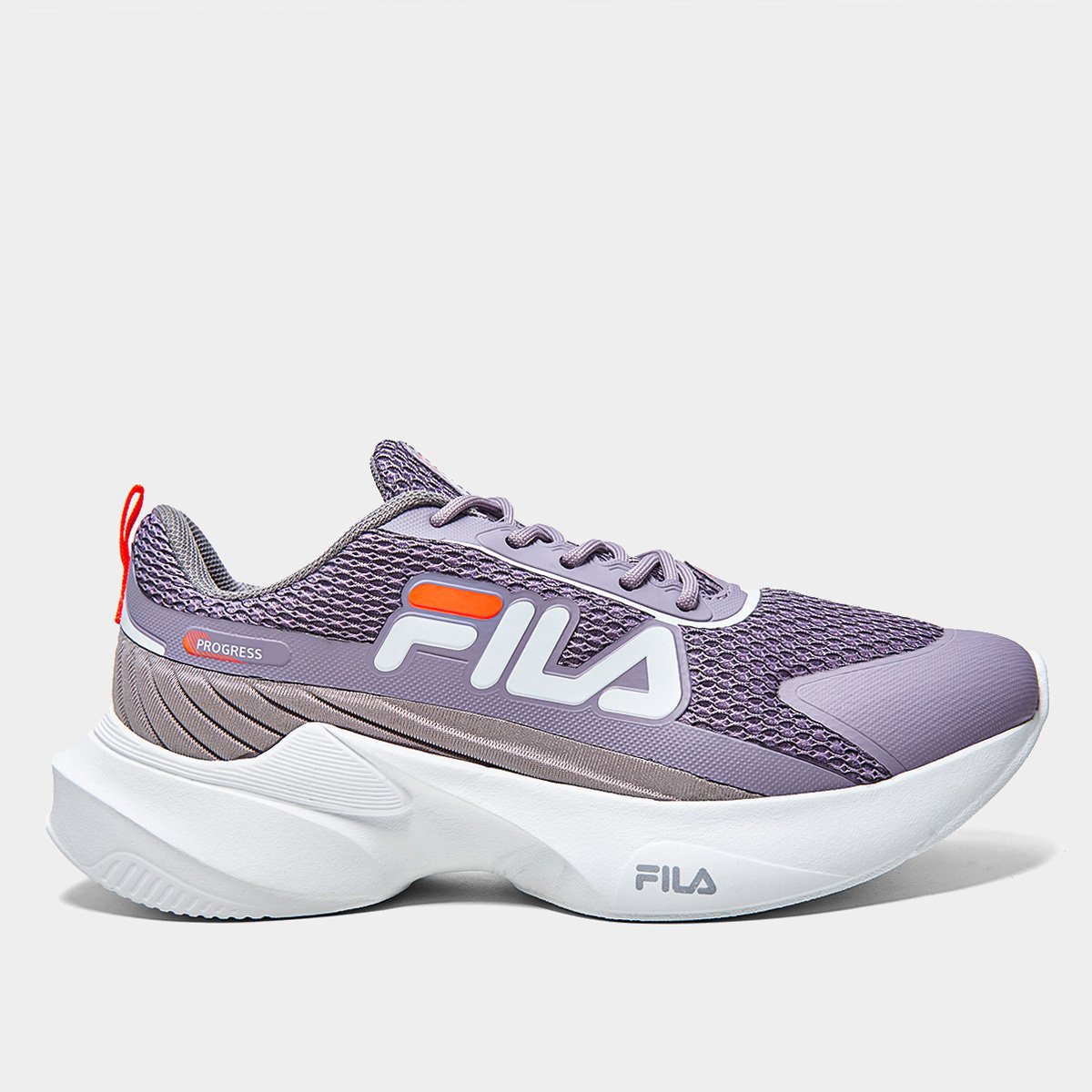 Miniatura Tênis Infantil Fila Progress Roxo+Cinza - 26
