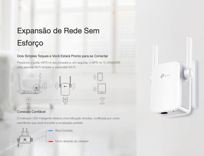 Miniatura Repetidor, Roteador, Access Point, Wisp Tp-Link Wa855Re