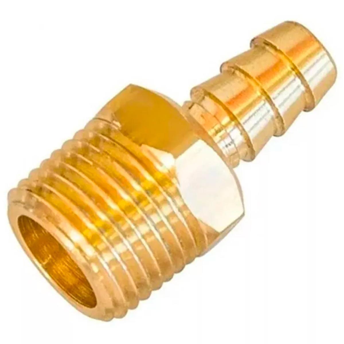 Miniatura 6 Espigão Adaptador 1/2 Gás Encanado X Bico Mangueira 3/8