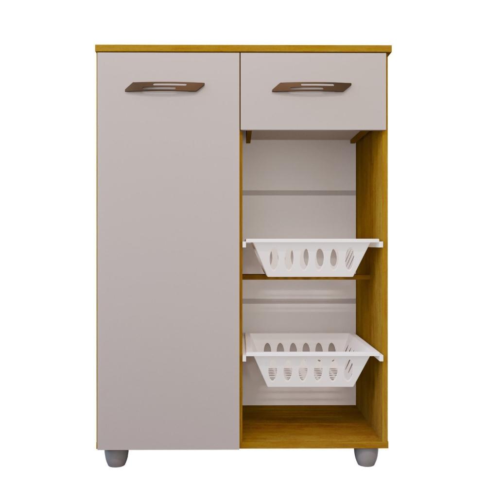 Fruteira Fruteira 2 Cestos 1 Porta 1 Gaveta Bia Cinamomo/Off White