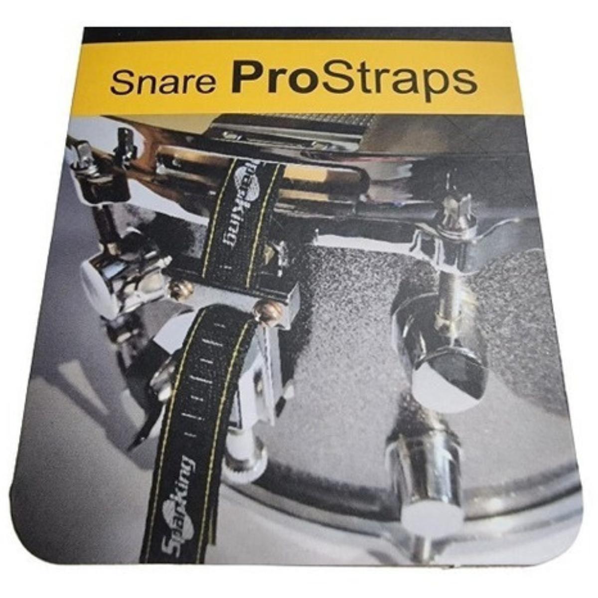 Miniatura Kit Esteira Caixa De Bateria 12 X 12 Fios Cajon + Pro Straps