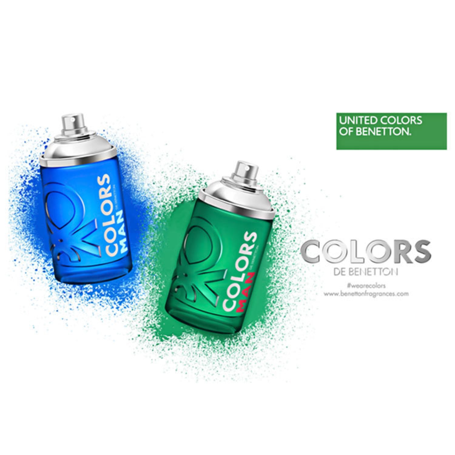 Miniatura Colors Man Blue Benetton Edt - Perfume Masculino 100ml Blz