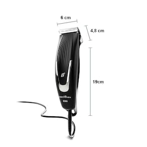 Máquina de Cortar Cabelo Britânia BCR03 18W com 9 acessórios - Preto 110V