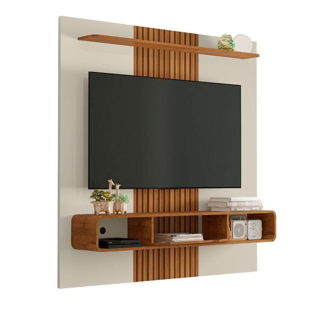 Miniatura Painel Para Tv Veneza Off White Naturalle Ripado