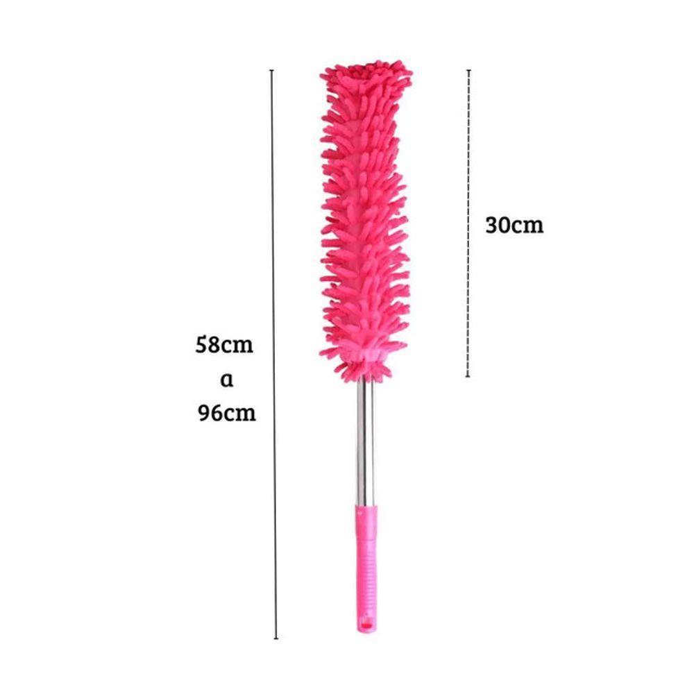 Miniatura Espanador De Pó Microfibra Macio Com Cabo Extensor