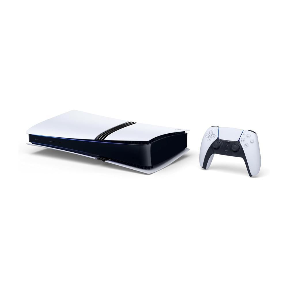 Miniatura Console Playstation 5 Pro Sony Ssd 2Tb Com Controle Branco