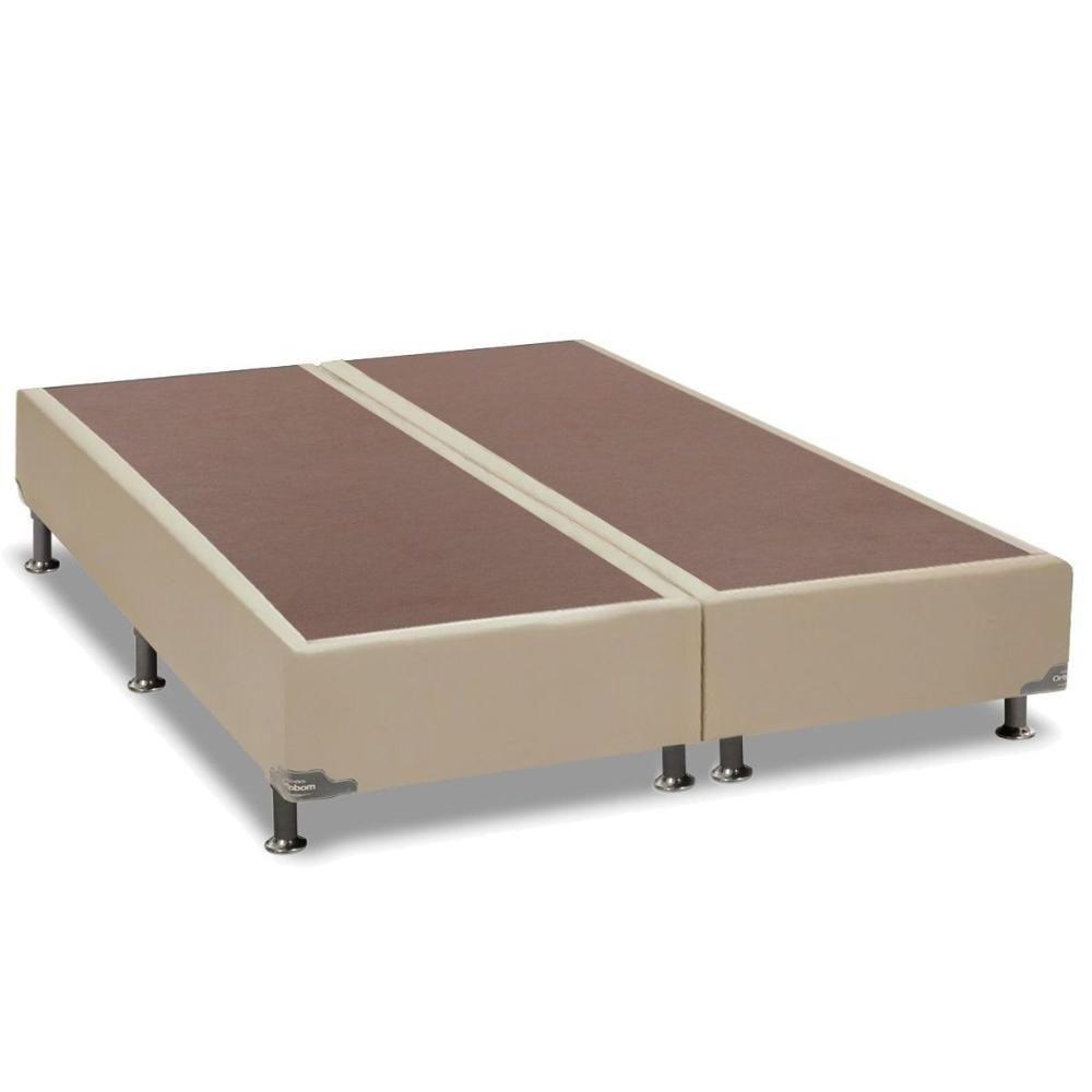 Miniatura Cama Box Base King Americana Courano Clean (186x198x23) - Ortobom