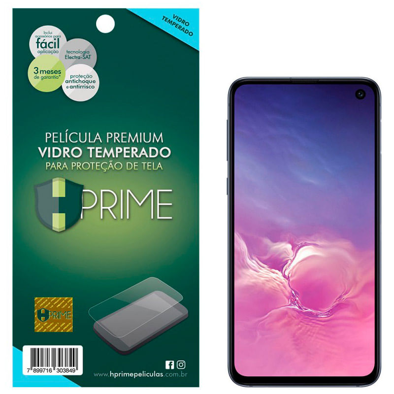 Miniatura Película Vidro Temperado HPrime Samsung Galaxy S10E SMG970