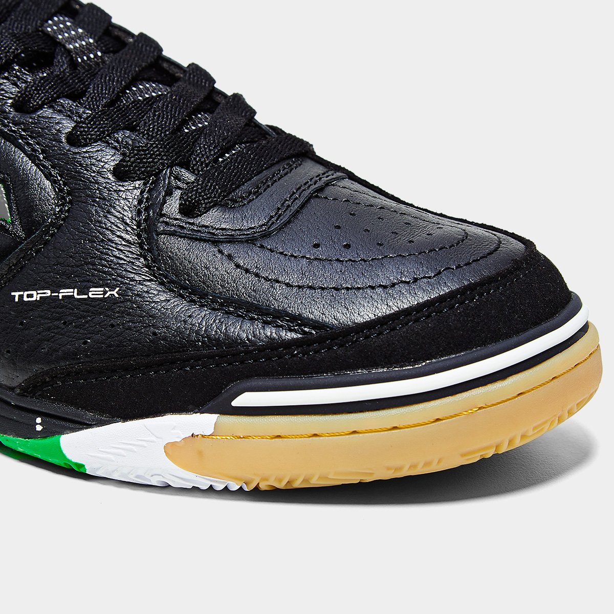 Chuteira Futsal Joma Top Flex Rebound Unissex Preto+verde - 42