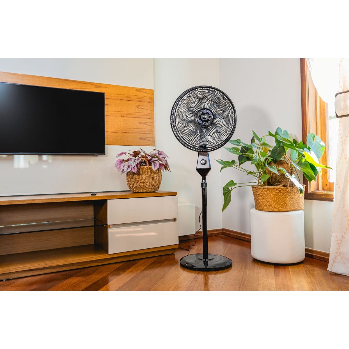 Ventilador Coluna 50cm 180w 8 Pás Silencioso Wap Flow Turbo Frequência 60 Hz 220V 220V